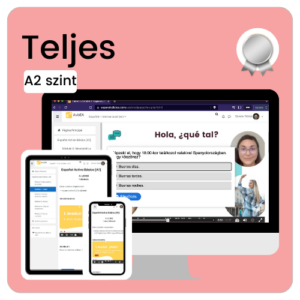 Español Activo Básico A2 interaktív videókurzus - TELJES csomag